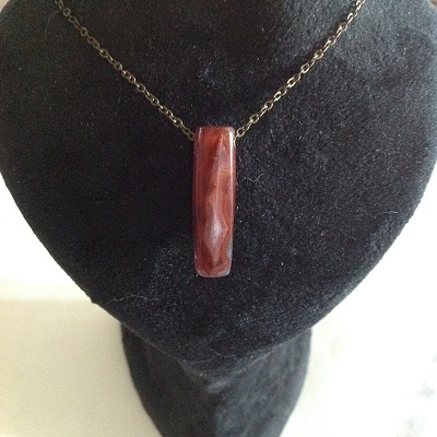 گردنبند عقیق مردانه